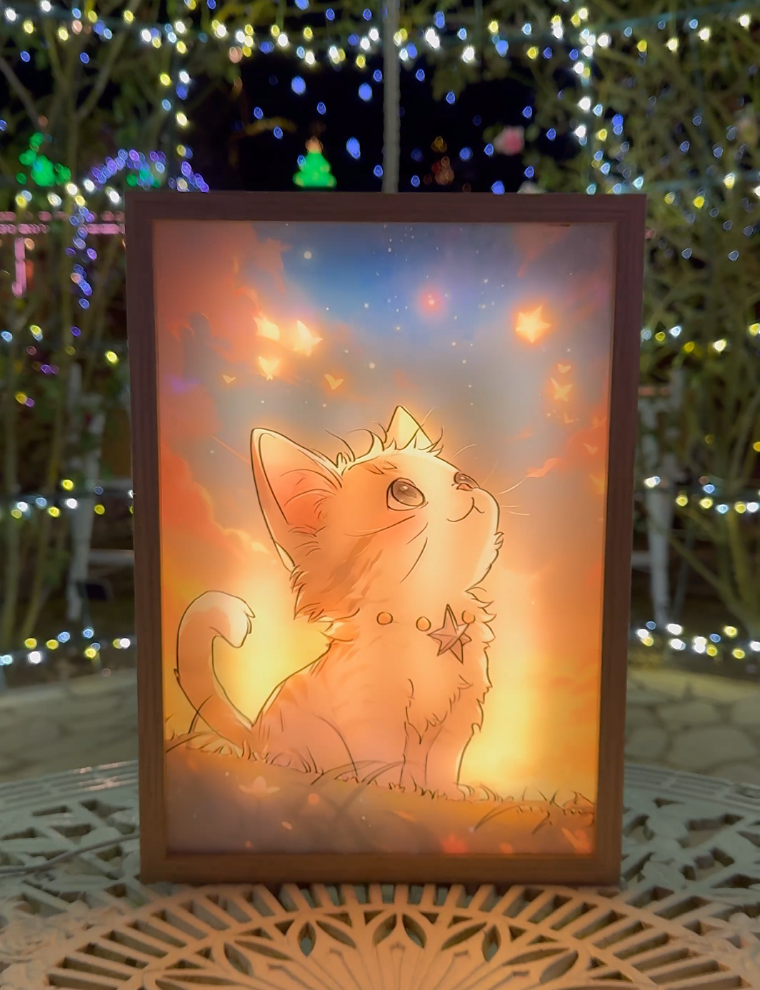 Cat Dreaming of Butterflies